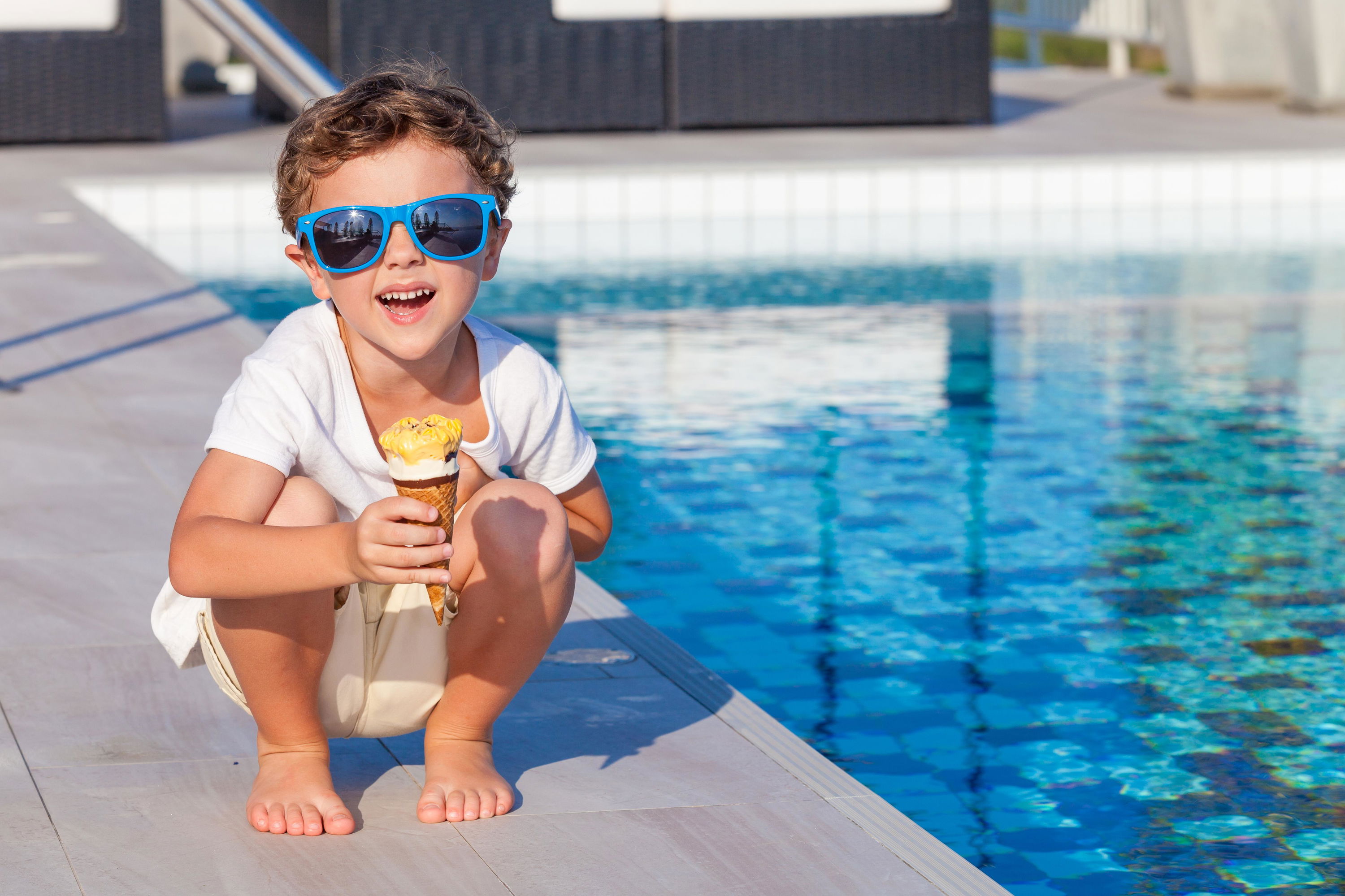 Poolsicheheit Kind am Pool